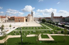 ROMAN FORUM - THE TOWN SQUARE IN THE CENTER OF ZADAR