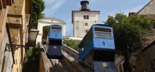 Zagreb funicular - connects ILICA with  Strossmayer Promenade